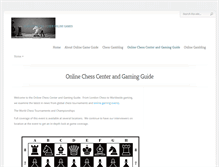 Tablet Screenshot of chess-space.com